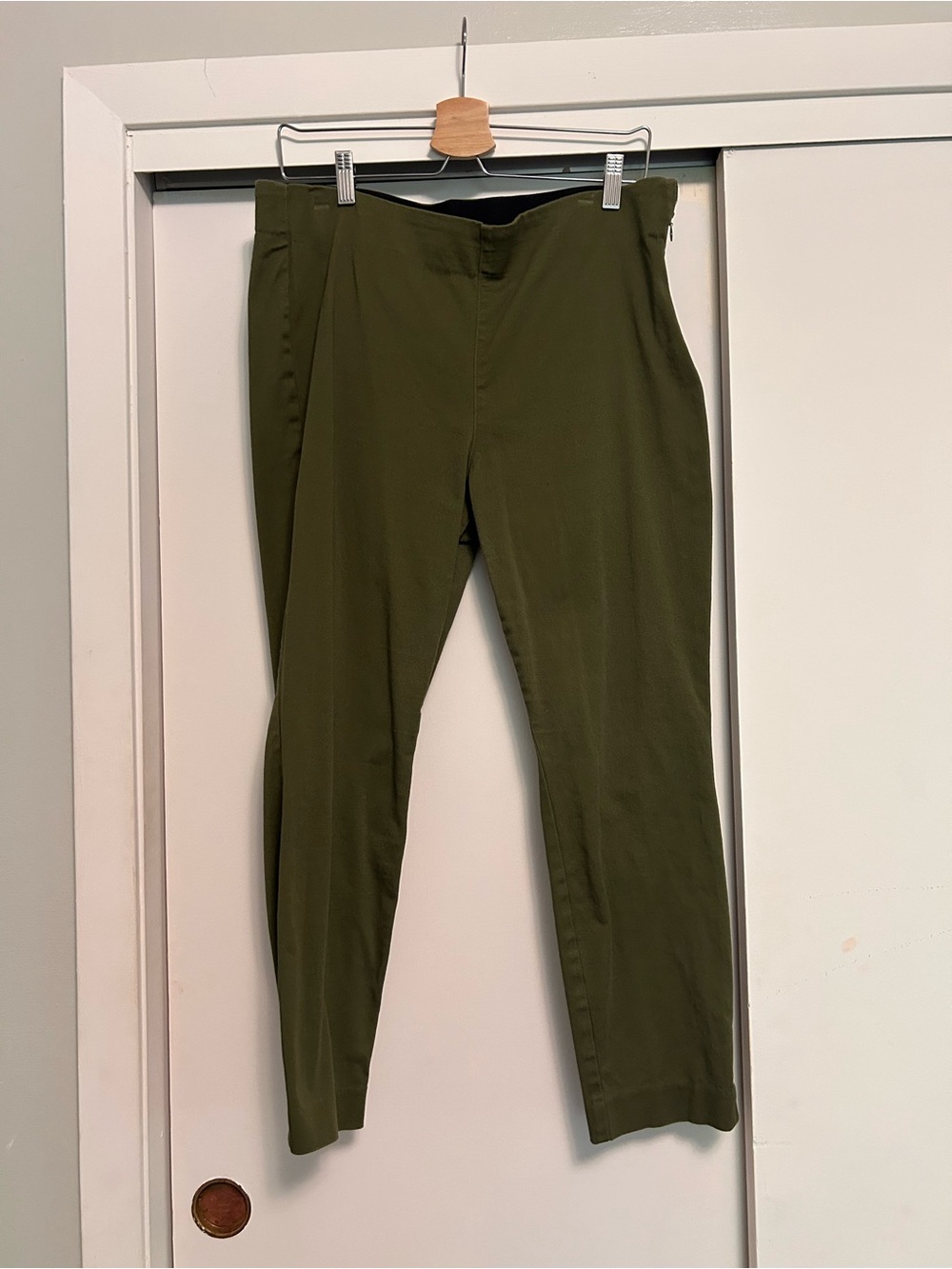Old Navy Olive Green Slim Chinos